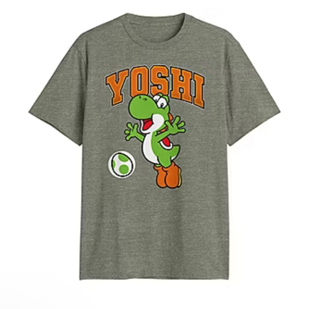 Nintendo Super Mario Olive Green T-Shirt